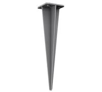 SONGMICS Estaca de Tierra de Toldo Lateral, Anclaje de Tierra, Accesorio de Fijación, Sólo para Toldo Lateral de SONGMICS con Postes de Soporte de Aluminio, Gris GSA001