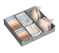 SONGMICS Juego de Organizadores para Cajones de Ropa Interior Plegables