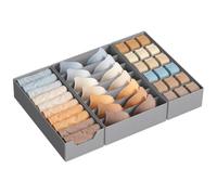 SONGMICS Juego de Organizadores para Cajones de Ropa Interior Plegables