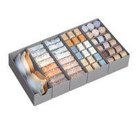 SONGMICS Juego de Organizadores para Cajones de Ropa Interior Plegables