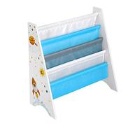 SONGMICS LibrerÍa Infantil, EstanterÍa Infantil para Libros, para HabitaciÓn, Sala de Juegos, GuarderÍa, Escuela, 62,5 x 28 x 60 cm, Ahorro de Espacio, Blanco GKR72WT