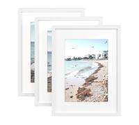 SONGMICS Marcos de Fotos 30 x 40 cm Tablero MDF con Clavos sin Rastro