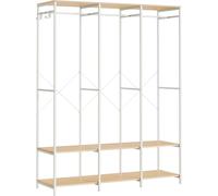 SONGMICS Perchero de 40 x 141 x 180 cm de color beige natural