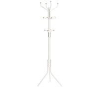 SONGMICS Perchero de Pie, Acero, 12 Ganchos, 182 cm | Organizador para Ropa, Blanco, Colección ALAN RCR19W