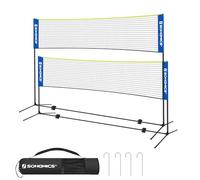 Red de Bádminton Plegable Altura Ajustable