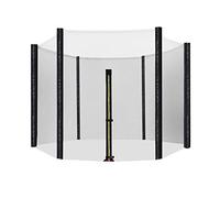 SONGMICS Red de Protección para Cama Elástica de 244 cm, Red de Seguridad para Cama Elástica para 6 Postes Rectos, Recinto de Malla Redonda, STN8FT
