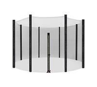 SONGMICS Red de Protección para Cama Elástica de 305 cm, Red de Seguridad para Cama Elástica para 8 Postes Rectos, Recinto de Malla Redonda, STN10FT