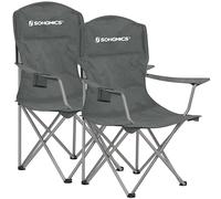 SONGMICS Sillas plegables de camping, paquete de 2, capacidad de 330 libras