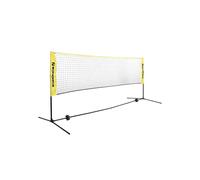 SONGMICS SYQ500Y - Red de bádminton de Voleibol de Altura Ajustable para Tenis, Playa, Voleibol, jardín, Parque, al Aire Libre, Color Amarillo