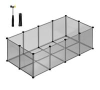 SONGMICS Valla para Mascotas, Parque para Cobayas, 143 x 73 x 46 cm