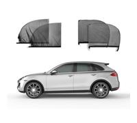 songml 4Pcs Parasol Ventana Lateral Coche para N-issan Patrol GR Y61 1997-2004, Ventana Lateral de Coche Mosquitera Parasoles Transpirable Malla Solar De Visera Privacidad Accesorios