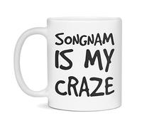 Songnam Es Mi Locura Tazas De Cerámica Único Tazas De Desayuno Divertido Taza De Café Para Escuela Hogar Cappuccino Cacao 330Ml