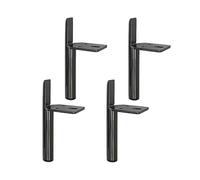 Songnim 4 Patas de Metal for Muebles, Modernas Patas de Mesa de Bricolaje, Patas de Repuesto for Muebles con Tornillos for Mesa de Centro, tocador, Soporte de TV, sofá.(Noir,20cm/8inch)