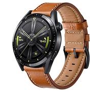 Songsier Correa de Cuero de 22mm para Huawei Watch GT 3 Pro, GT 3 46mm, GT 2 46mm, GT2 Pro/GT2e, GT Fashion, Sport, Active, Elegant, Classic
