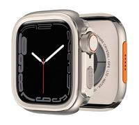 Songsier Metál Funda Compatible con Apple Watch Series 6/SE/5/4 44mm,2 en 1 Funda Protectora Impermeable, Resistente a los Arañazos para iWatch 44mm, Protectora Smartwatch[Sin Protector de Pantalla]