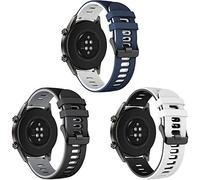 Songsier - Pulsera compatible con Huawei Watch GT2 Pro 46 mm, Huawei Watch GT 3 Pro 46 mm/Watch GT 46 mm/Watch GT Active/Watch 2 Pro/Galaxy Watch 3 45 mm/Galaxy Watch 46 mm, correa de silicona de 22