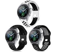 Songsier Pulsera compatible con Samsung Galaxy Watch 3 45mm / Galaxy Watch 46mm Pulsera de silicona de 22mm para Gear S3 Frontier/Classic/Huawei Watch GT 46mm /GT 2 46mm /GT2 Pro/Amazfit GTR 47MM