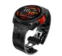 Songsier Titanio Correa Compatible con Fenix 8 51mm/Fenix 7X/7X Pro/6X/6X Pro/5X Plus/5X/ Fenix 3/3 HR 26mm Quick Reemplazar Quick Fit Correa Titanio para Descent MK1/Mk2/ Mk2S、Enduro/Enduro 2