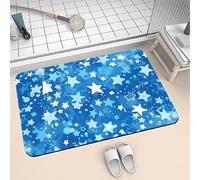 Songtt Alfombrilla de baño Antideslizante Absorbente de Diatomita 70x120cm Alfombra Baño Piedra Secado Rápido Lavable, Alfombrilla Ducha de Goma para Hogar y Cocina Rug Star 6-481