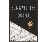 Songwriting Journal - Lyric writing - Song Journal - 100 Pages