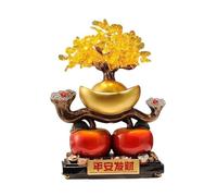SONGYL-20249 Árbol de la Suerte Árbol de Cristal del Dinero Feng Shui, for la Sala Estar, Riqueza, Fortuna, Suerte, decoración Ruyi Bonsái de Cristal
