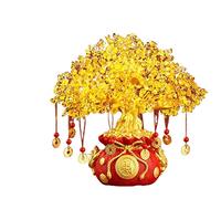 SONGYL-20249 Árbol de la Suerte Árbol de Dinero Feng Shui, Bolsa Cristal, árbol, Estilo bonsái, Natural for Bricolaje, decoración Fiesta en casa, Oficina Bonsái de Cristal(Grande)