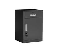 SONGYL-20249 Armario de Almacenamiento Gabinete Corto de Oficina Almacenamiento Multifuncional Archivos cajones Acero Debajo del Escritorio con gabinete Cerradura, 1,2 mm(Negro)