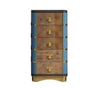 SONGYL-20249 Cómoda para Dormitorio Cómoda de 5 cajones, cómoda con Base Acero Inoxidable - Almacenamiento Moderna Muebles Dormitorio Grande