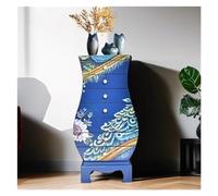 SONGYL-20249 Cómoda para Dormitorio Cómoda de 7 cajones, cómoda Madera for Armario, Moderna for Dormitorio, organización y Almacenamiento Oficina, Muebles(Blue)