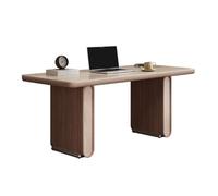 SONGYL-20249 Mesa de Ordenador Escritorio de Oficina Moderno con losa Roca y Marco Resistente, Estilo Minimalista, for Estudio, Escritura, Mesa PC estación Trabajo Escritorio de Oficina(L)