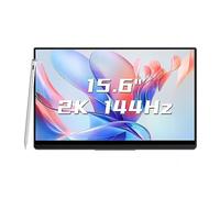 SONGYL-20249 Pantalla Externa for teléfono móvil IPS 2K 144HZ de 15,6 Pulgadas, Pantalla Secundaria táctil Multifuncional, expansión for Ordenador portátil, Monitor máquina Juegos Monitor Móvil