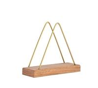 SONGYL-20249 Porta pañuelos Triángulo Vertical servilletero hogar Restaurante Tejido Estante dispensador de Toallas de Papel dispensador de servilletas(Light Brown)