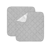 Sonhomay 2 almohadillas impermeables para silla de ancianos, reutilizables y lavables, se adaptan a reclinables, asientos, muebles, camas, almohadillas protectoras de asiento absorbentes reutilizables