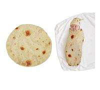 Sonhomay Manta para recién nacido, manta de tortilla de burrito, manta para bebé con sombrero, manta cálida para recién nacido, manta de taco, diadema para bebé, saco de dormir suave, unisex, 33.5 x
