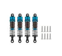 SONHWNGE Amortiguador Ajustable en Aceite de 52 mm a 120 mm for 1/10 RC Truggy Buggy Monster Trucks On Road Touring Drift Cars Piezas de actualización(4pcs 75mm Blue)