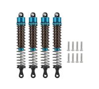 SONHWNGE Amortiguador Ajustable en Aceite de 52 mm a 120 mm for 1/10 RC Truggy Buggy Monster Trucks On Road Touring Drift Cars Piezas de actualización(4pcs 110mm Blue)