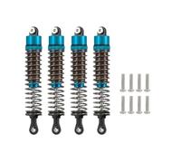 SONHWNGE Amortiguador Ajustable en Aceite de 52 mm a 120 mm for 1/10 RC Truggy Buggy Monster Trucks On Road Touring Drift Cars Piezas de actualización(4pcs 85mm Blue)