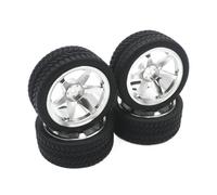 SONHWNGE For HNR H9802 H9803 E30 H9804 1/10 RC Control Remoto Coche Rueda de Metal Tirar neumático Cubo componentes