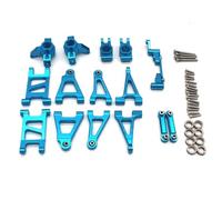 SONHWNGE For MJX 14301 14302 14303 14304 1/14 RC Las Piezas de Metal del Coche de Control Remoto se Muestran en el Juego de 8 Piezas como se Muestra en la Imagen(Sky Blue)