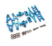 SONHWNGE For MJX 14304 14303 14301 14302 1/14 RC Control Remoto Piezas de Metal del Coche balancín Delantero y Trasero Taza de dirección Conjunto de 6 Piezas componentes(Sky Blue)