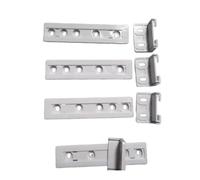 SONHWNGE Juego de 4 Piezas for Montaje de riel Deslizante for Puerta de refrigerador, Kit de guía Deslizante for Puerta de refrigerador, Kit Integrado for Armario Empotrado