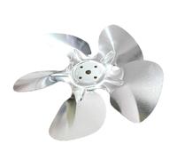 SONHWNGE Piezas de refrigerador, Motor de Ventilador de refrigeración de congelador, aspa de Ventilador de Aluminio de 5 aspas de succión de 17 cm