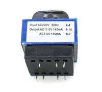 SONHWNGE Transformador de Horno microondas CA 220V a 11V/7V 140mA/180mA PT-6329A de 7 Pines de Piezas de Horno microondas