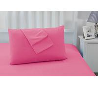 Sonia Moer Fundas de Almohada de Microfibra cepillada súper Suave - Juego de 2 Fundas de Almohada hipoalergénicas Que no Necesitan Plancha Rosa