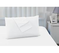 Sonia Moer Fundas de almohada de microfibra cepillada súper suave - Juego de 2 fundas de almohada hipoalergénicas que no necesitan plancha Blanco