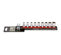Sonic 100901 Socket, 1/4 Pulgadas, Set de 9