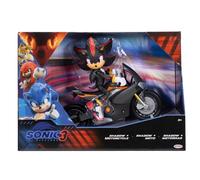Sonic 3 la Película - Figura Shadow de 15 cm Articulada - Incluye Moto de Shadow