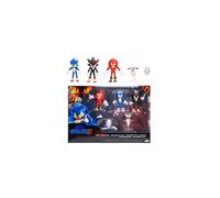 Sonic 3 Movie Action Figures de 2.5 pulgadas Collector Toy Figura Multi-Pack incluye Sonic Knuckles Shadow Buzz Bomber & Drone- Juguetes con lice