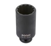 Vaso de impacto SONIC 1/2" 34 mm 12 caras tief
