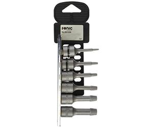 Sonic 801206 Perno Twister Socket, 3/8 de Pulgada, Juego de 6